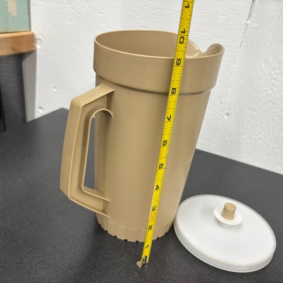 Tupperware Juice Pitcher #800-5 Vintage Beige 1980s - Picture 7 of 9